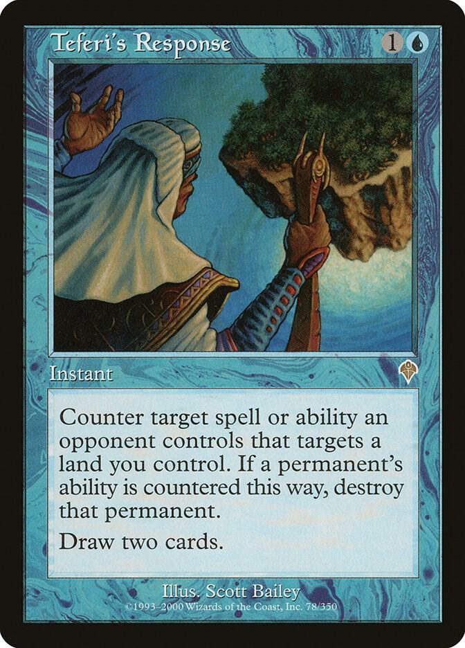 Teferi's Response 78 card from Invasion