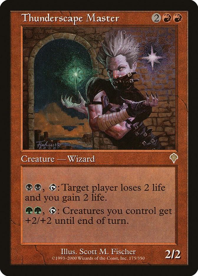 Thunderscape Master 175 card from Invasion