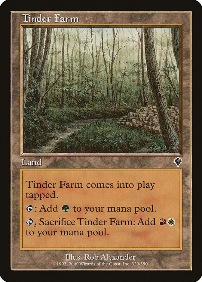 Tinder Farm 329 card from Invasion