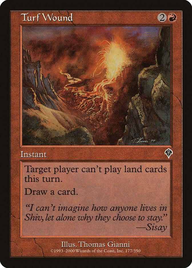Turf Wound 177 card from Invasion
