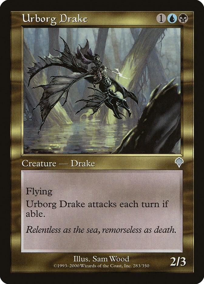 Urborg Drake 283 card from Invasion