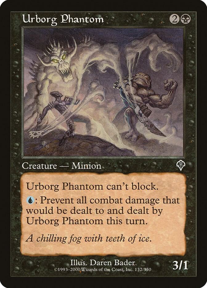 Urborg Phantom 132 card from Invasion