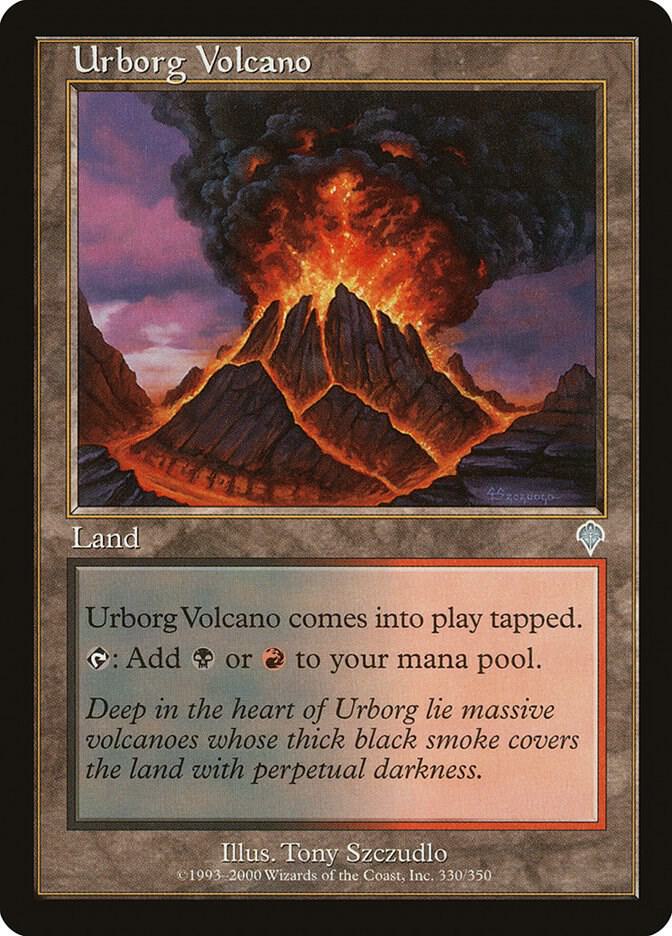 Urborg Volcano 330 card from Invasion