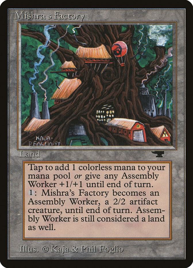 Mishra's Factory (Summer) card from Antiquities