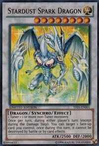 Stardust Spark Dragon YF05-EN001 card from Yu-Gi-Oh! 5D's Manga Promotional Cards