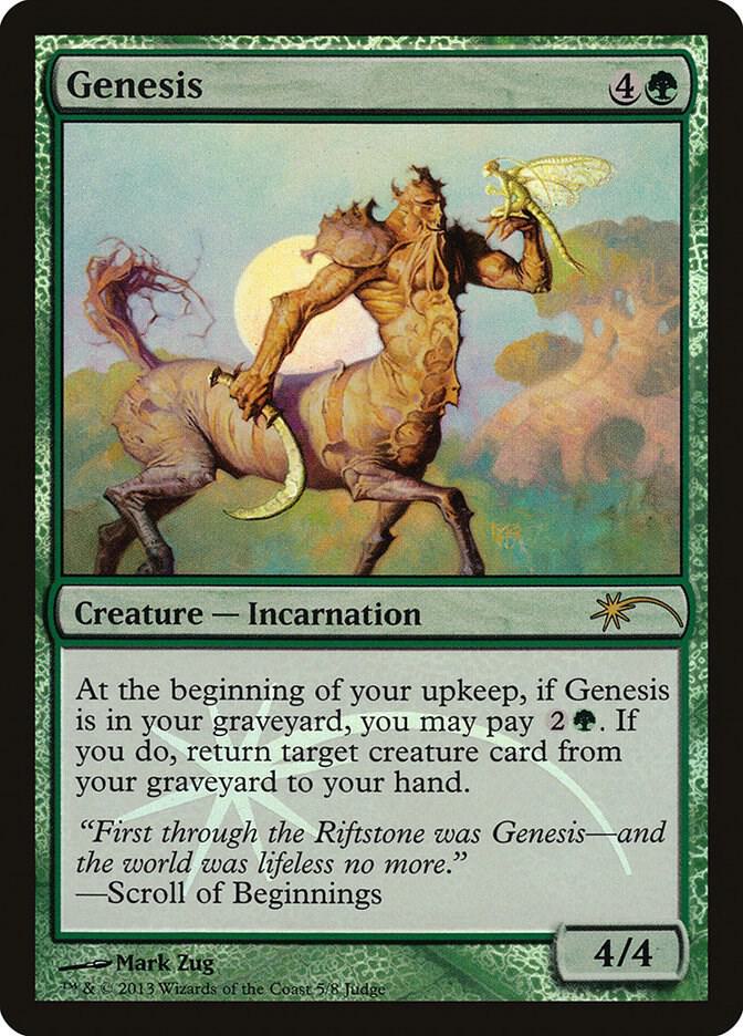 Genesis 5 card from Judge Promos