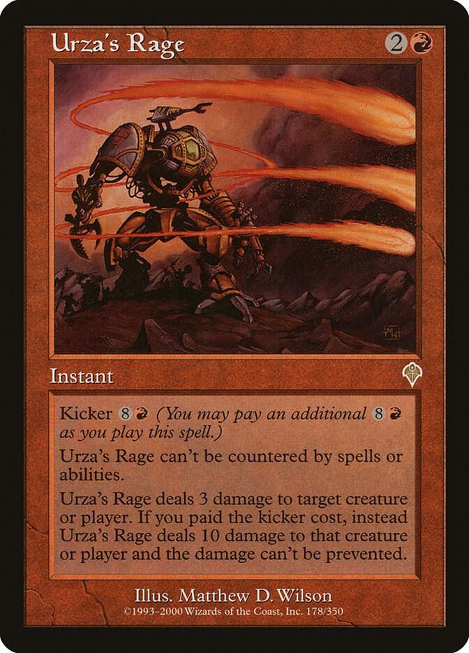 Urza's Rage 178 card from Invasion