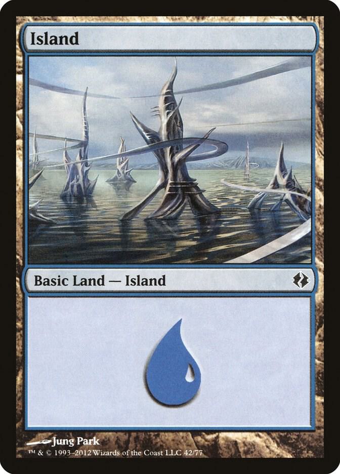 Island 42 card from Duel Decks: Venser vs. Koth