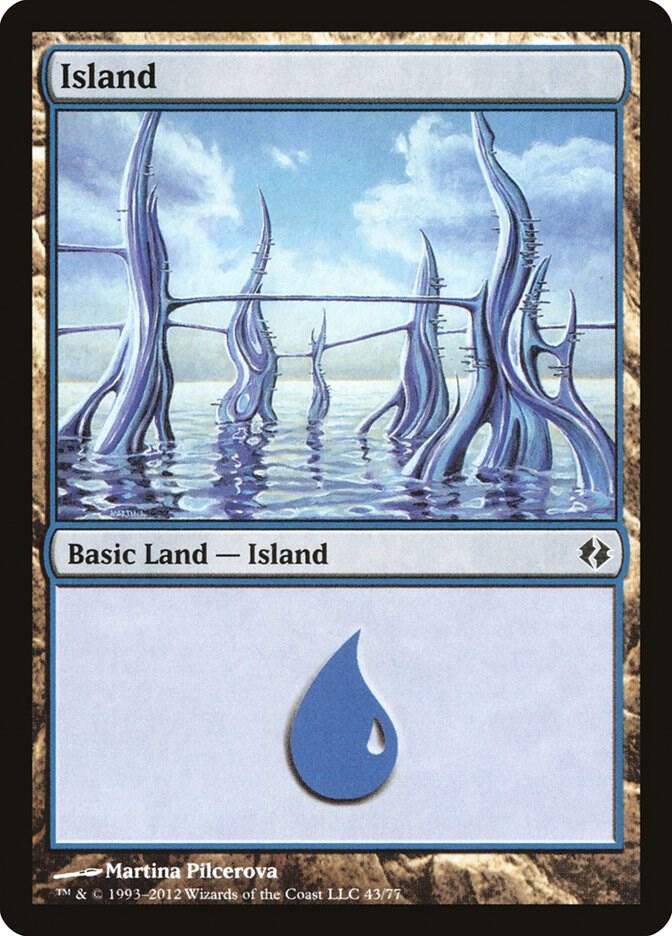 Island 43 card from Duel Decks: Venser vs. Koth