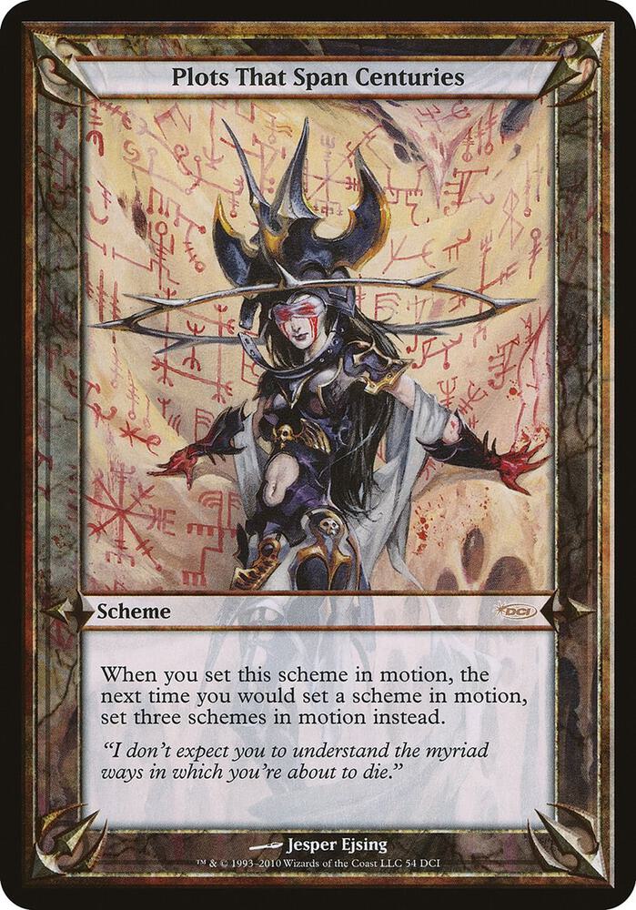 Plots That Span Centuries (Release Event Promo) 54 card from Oversize Cards