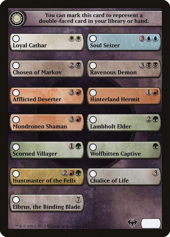 Checklist Card - Dark Ascension card from Dark Ascension