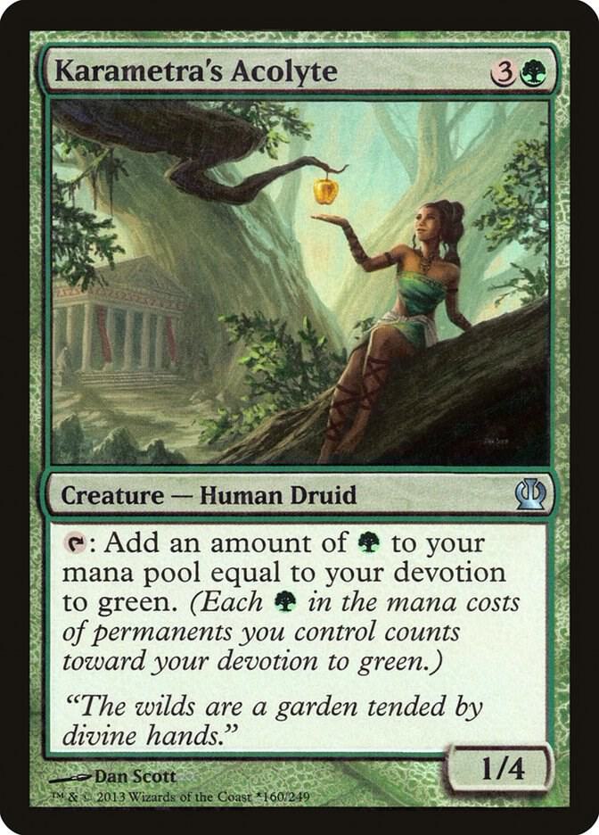 Karametra's Acolyte 160 card from Gift Boxes and Promos