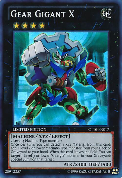 Gear Gigant X CT10-EN017 card from 2013 Collectors Tins