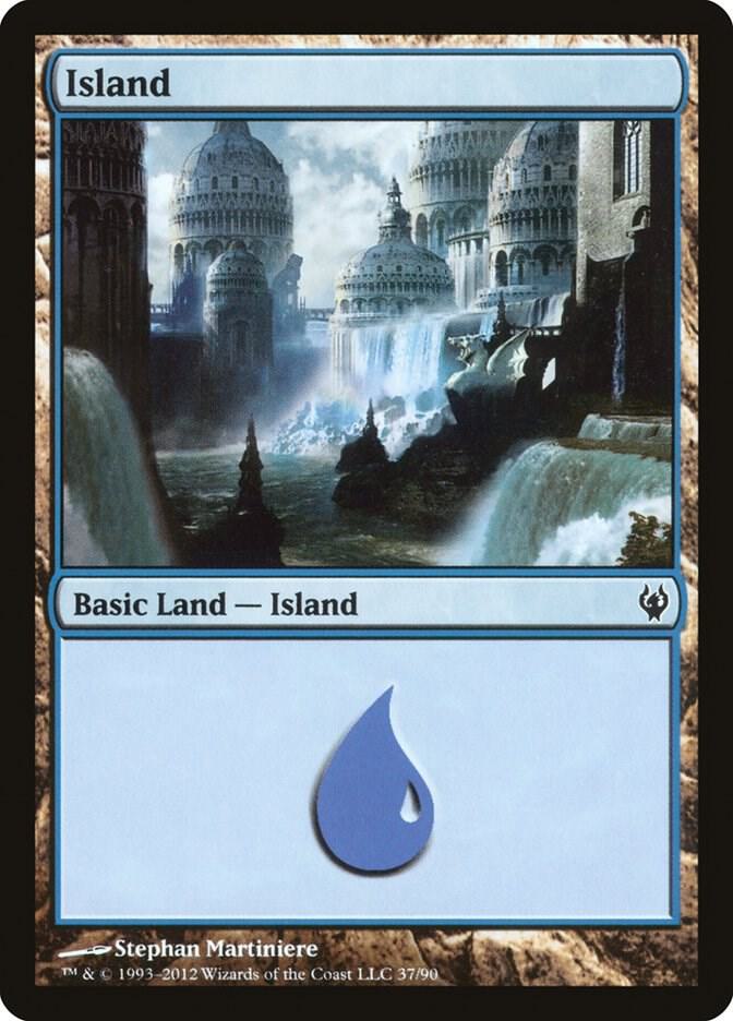 Island 37 card from Duel Decks: Izzet vs. Golgari