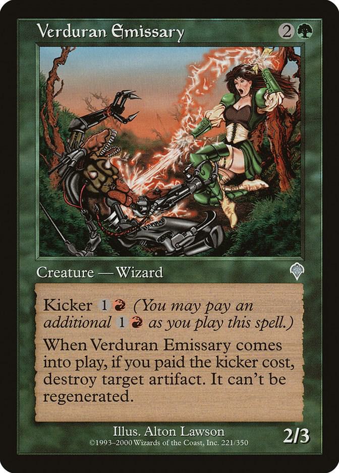 Verduran Emissary 221 card from Invasion