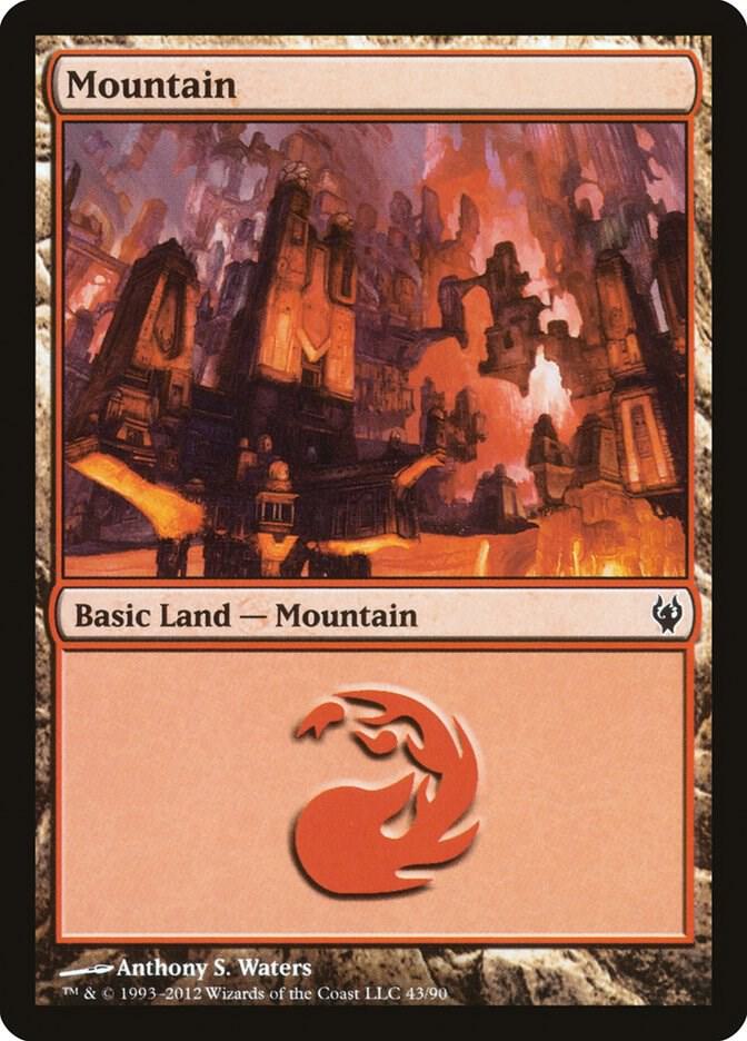 Mountain 43 card from Duel Decks: Izzet vs. Golgari