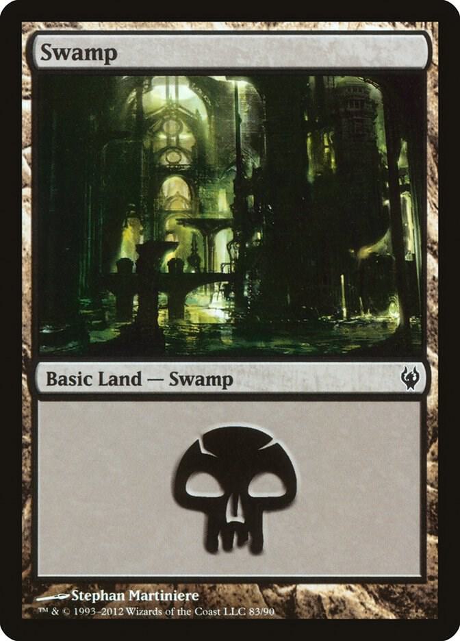 Swamp 83 card from Duel Decks: Izzet vs. Golgari