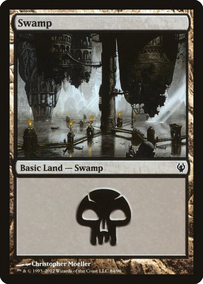 Swamp 84 card from Duel Decks: Izzet vs. Golgari