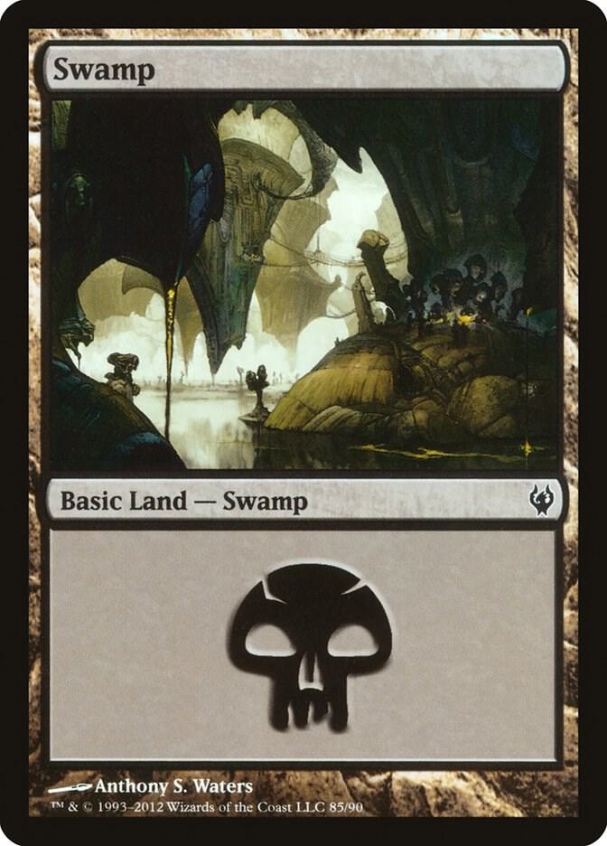 Swamp 85 card from Duel Decks: Izzet vs. Golgari