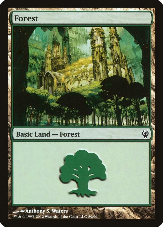 Forest 89 card from Duel Decks: Izzet vs. Golgari