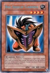 Big Shield Gardna (Blue) DL09-EN004 card from Duelist League Promo