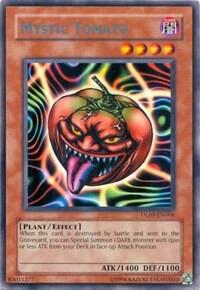 Mystic Tomato (Blue) DL09-EN006 card from Duelist League Promo