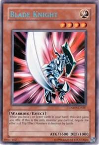 Blade Knight (Blue) DL09-EN007 card from Duelist League Promo
