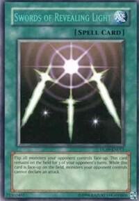 Swords of Revealing Light (Blue) DL09-EN013 card from Duelist League Promo