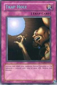 Trap Hole (Blue) DL09-EN017 card from Duelist League Promo