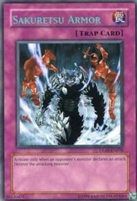 Sakuretsu Armor (Blue) DL09-EN018 card from Duelist League Promo