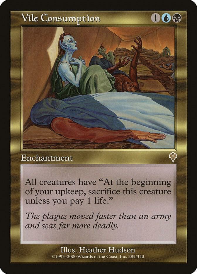 Vile Consumption 285 card from Invasion