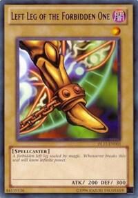 Left Leg of the Forbidden One (Red) DL11-EN003 card from Duelist League Promo
