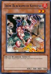 Iron Blacksmith Kotetsu (Red) DL12-EN006 card from Duelist League Promo