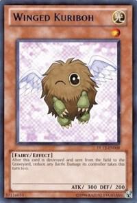 Winged Kuriboh (Red) DL12-EN008 card from Duelist League Promo