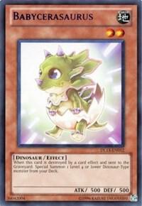 Babycerasaurus (Red) DL13-EN012 card from Duelist League Promo