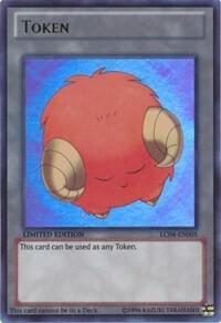Token: Sheep (Orange) LC04-EN005 card from Legendary Collection 4: Joey's World