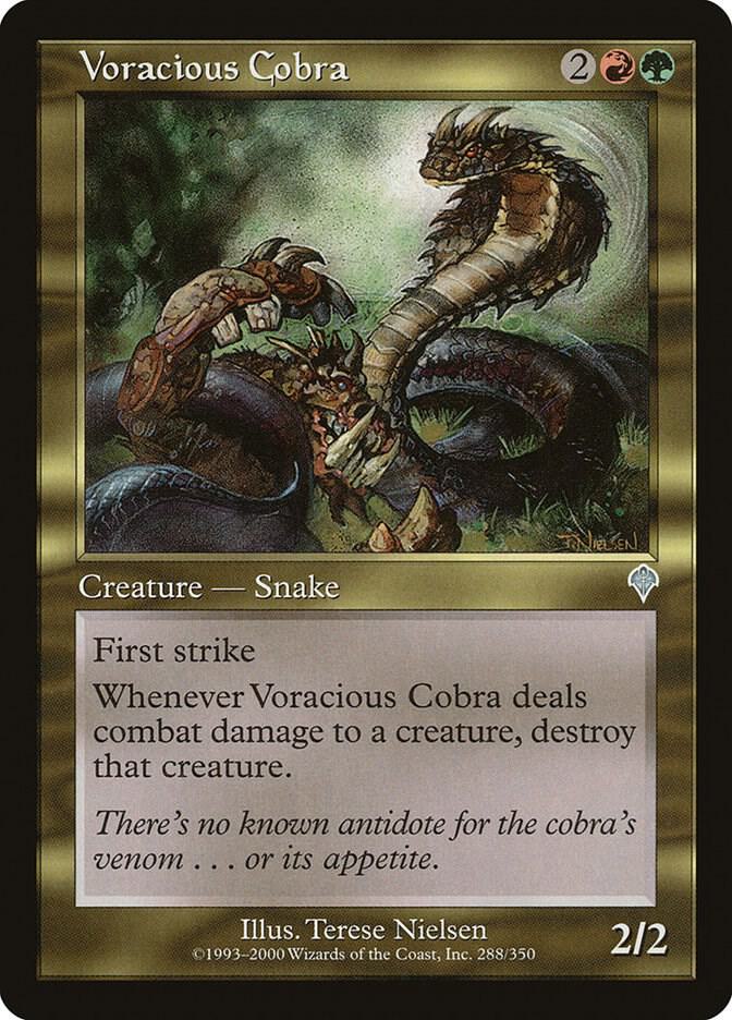 Voracious Cobra 288 card from Invasion