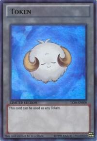 Token: Lamb (White) LC04-EN008 card from Legendary Collection 4: Joey's World