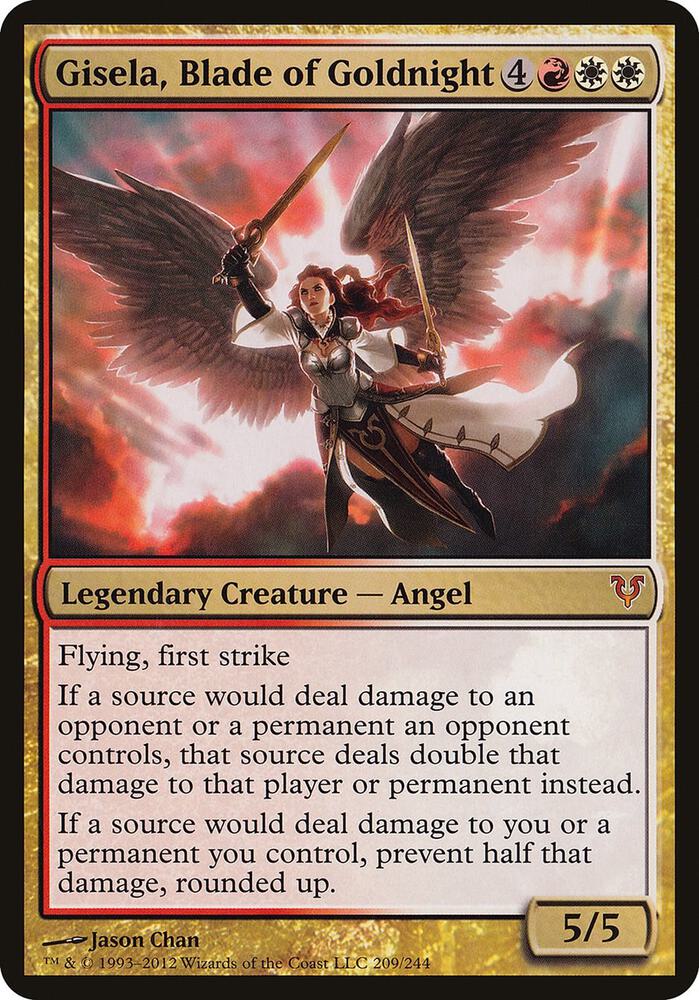 Gisela, Blade of Goldnight (Avacyn Restored) 209 card from Oversize Cards