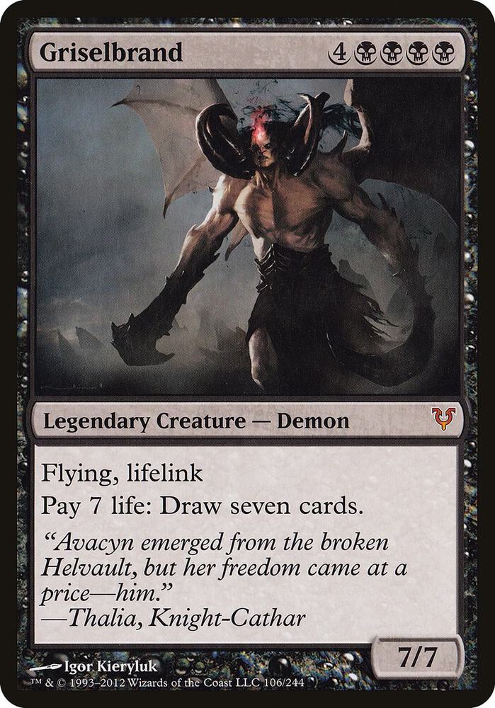 Griselbrand (Avacyn Restored) 106 card from Oversize Cards