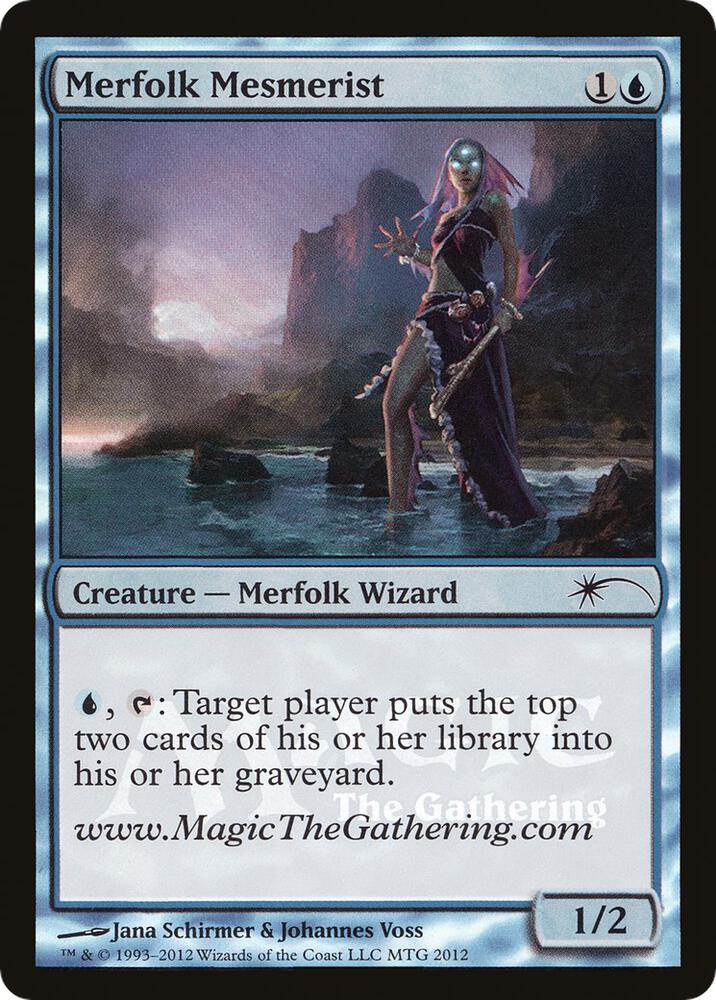 Merfolk Mesmerist 2012 card from Media Promos