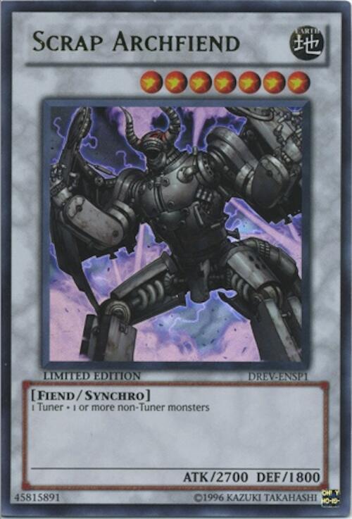 Scrap Archfiend DREV-ENSP1 card from Duelist Revolution