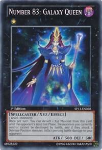 Number 83: Galaxy Queen SP13-EN028 card from Star Pack 2013
