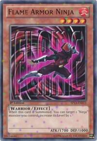 Flame Armor Ninja (Starfoil) SP13-EN015 card from Star Pack 2013