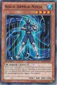Aqua Armor Ninja (Starfoil) SP13-EN017 card from Star Pack 2013