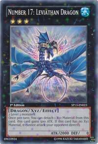 Number 17: Leviathan Dragon (Starfoil) SP13-EN023 card from Star Pack 2013
