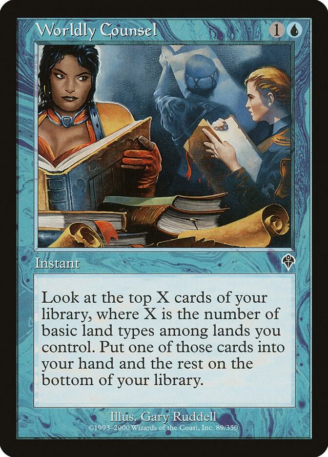 Worldly Counsel 89 card from Invasion