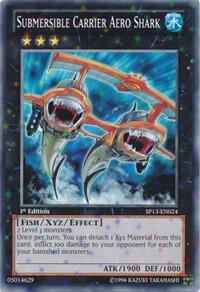 Submersible Carrier Aero Shark (Starfoil) SP13-EN024 card from Star Pack 2013