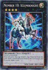 Number 10: Illumiknight (Starfoil) SP13-EN026 card from Star Pack 2013