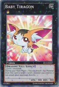 Baby Tiragon (Starfoil) SP13-EN027 card from Star Pack 2013